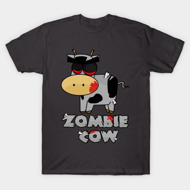 Zombie Cow T-Shirt by nazrien